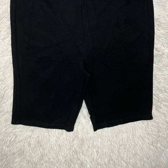 Calvin Klein Jeans| Women's black stretchy athletic biker shorts - Picture 4 of 11